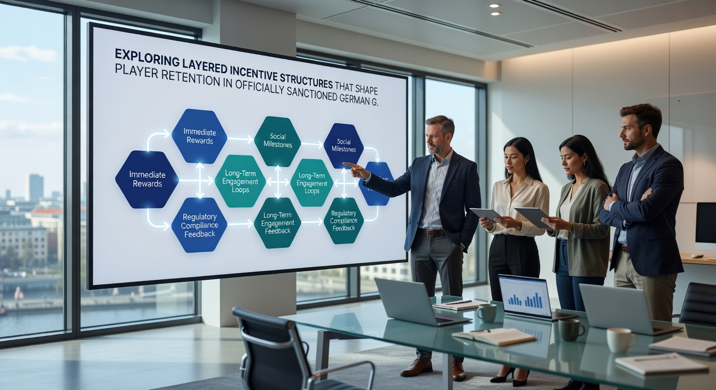 Detailaufnahme eines Loyalty-Programm-Displays in einer deutschen Spielbank mit Stufenübersicht